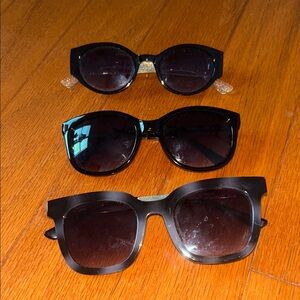 Stylish Black Sunglasses Set